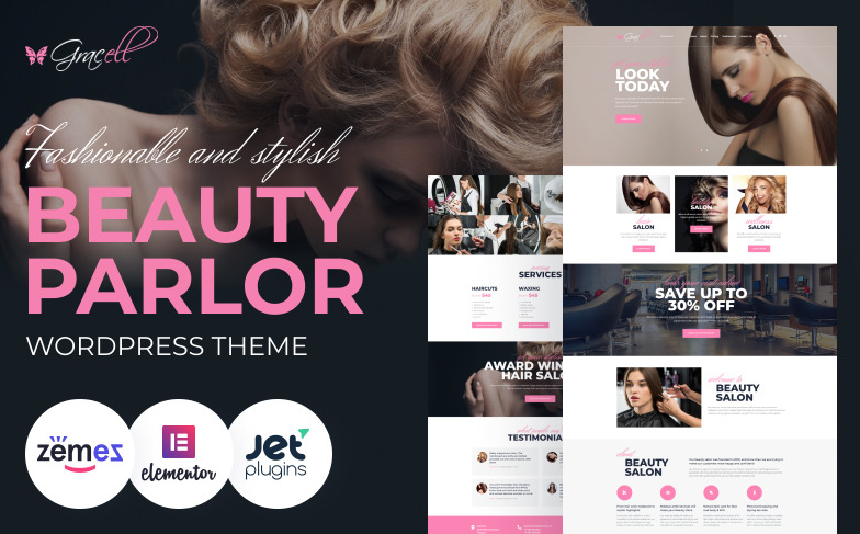Gracell – Tema Wordpress Para Salao De Beleza Gracell – Tema Wordpress Para Salao De Beleza - Temas Wordpress Salão De Beleza