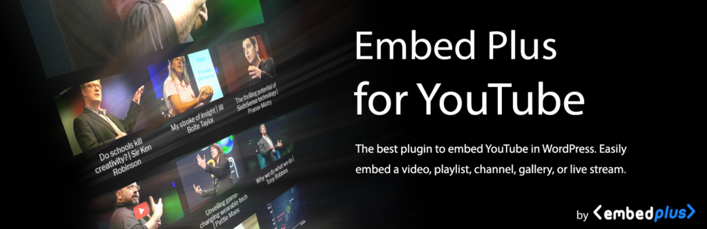Embed Plus 1 Embed Plus 1 - Melhores Plugins De Player De Vídeo Para Wordpress