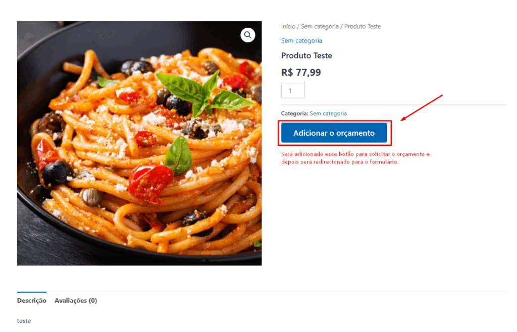 Botao De Solicitar Orcamento Adicionado Pelo Plugin Yith Request A Quote For Woocommerce Botao De Solicitar Orcamento Adicionado Pelo Plugin Yith Request A Quote For Woocommerce - Woocommerce Modo Catálogo