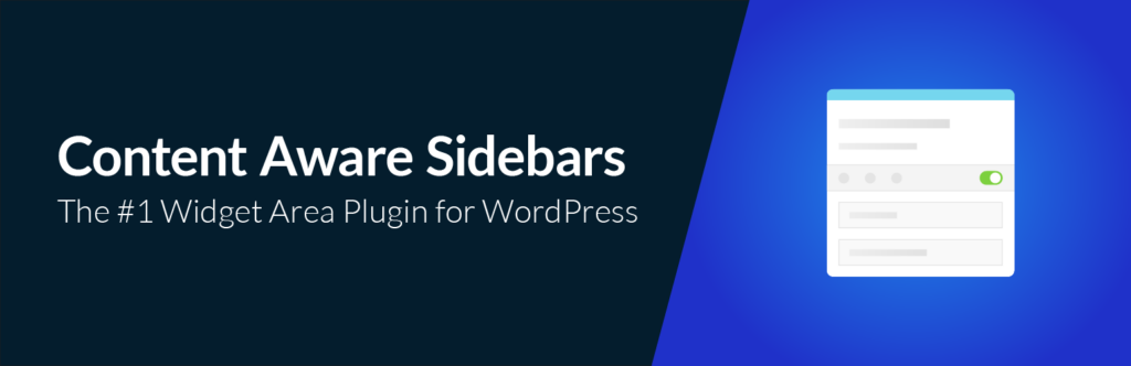 Content Aware Sidebars Content Aware Sidebars - Widget Para Wordpress