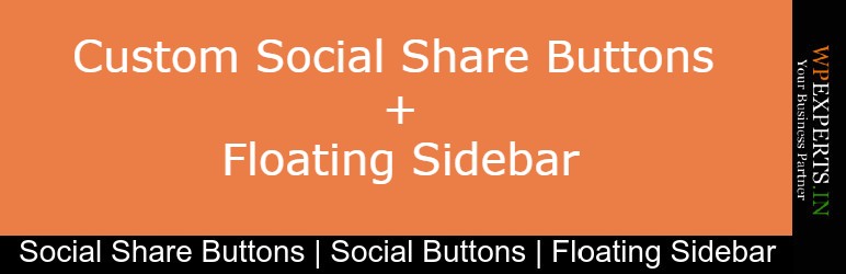 Custom Share Buttons With Floating Sidebar Custom Share Buttons With Floating Sidebar - Widget Para Wordpress