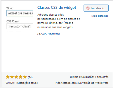 Generated Instalando O Plugin Widget Css Instale E Ative O Plugin Widget Css Classes
