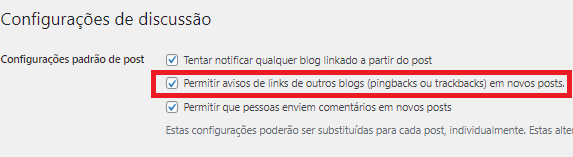 Permitir Que As Pessoas Enviem Comentarios Em Novas Publicacoes Desativando Comentários Globalmente Para Novos Posts