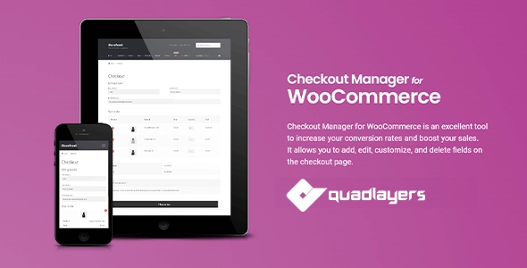 Quadlayers Woocommerce Checkout Manager Pro - Personalizar Checkout Woocommerce