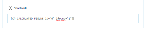 Shortcode Código De Shortcode Em Um Iframe
