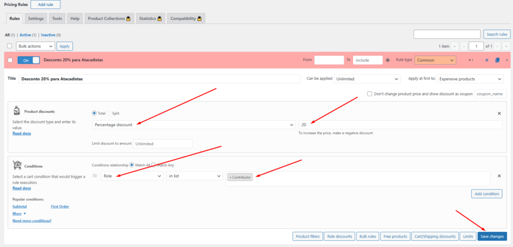 Configurando A Funcao De Usuario E Desconto Do Produto Para Atacado Para Aplicar Desconto No Woocommerce Configurando A Funcao De Usuario E Desconto Do Produto Para Atacado Para Aplicar Desconto No Woocommerce - Preços Diferentes Por Tipo De Usuário Woocommerce