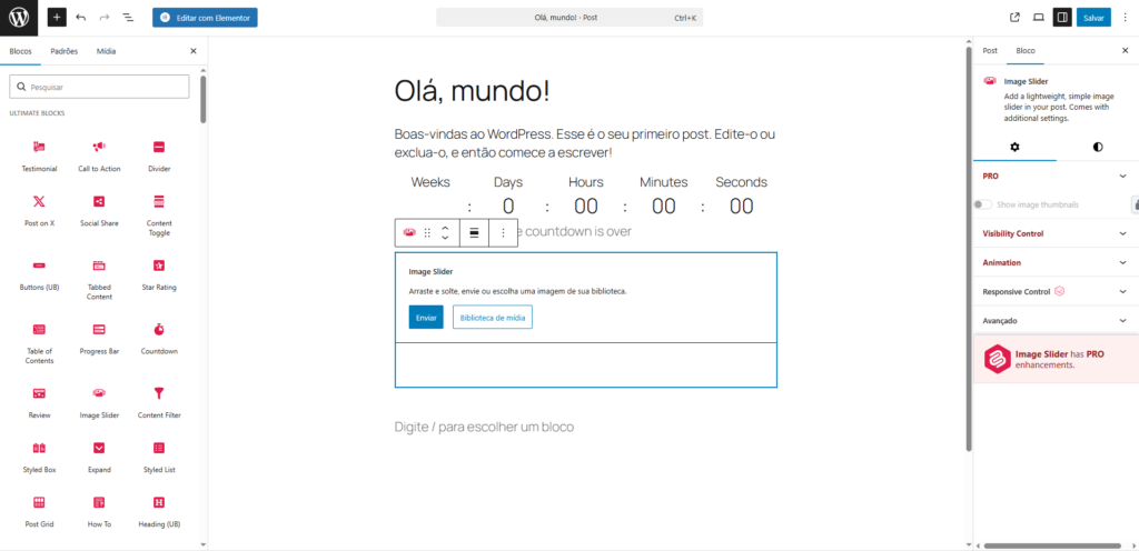 Configurando E Editando O Plugin Ultimate Blocks No Wordpress Configurando E Editando O Plugin Ultimate Blocks No Wordpress - Personalizar Editor Wordpress