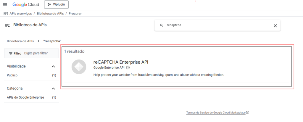 Criacao De Chave De Api No Google Cloud Platform Para Recaptcha - Google Recaptcha