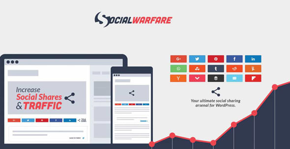 Plugin Social Warfare Pro Wordpress - Plugins De Redes Sociais Para Wordpress
