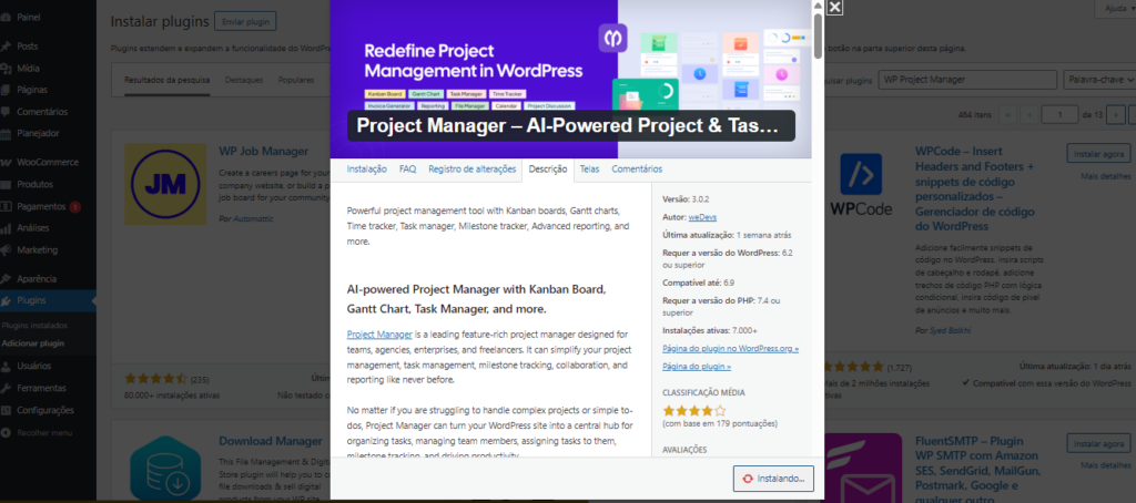 Instalacao E Ativacao Do Plugin Instalação E Ativação Do Plugin
