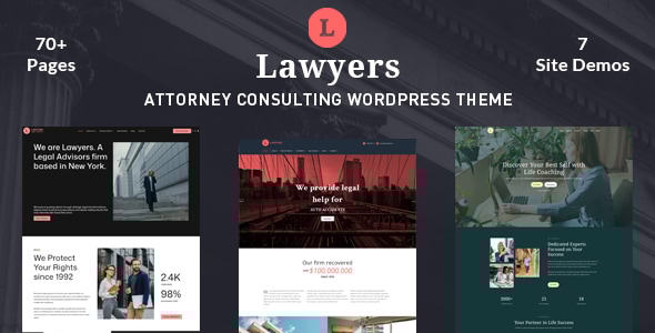 Lawyers Tema Wordpress Responsivo - Temas Wordpress Para Advogados